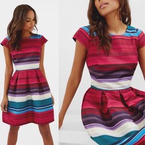 T E D B A K E R : “Rozah” Fit & Flare Party Dress